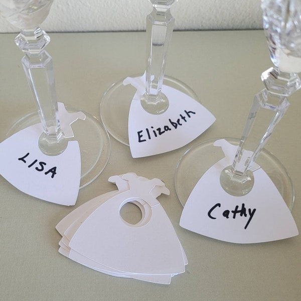 Bride Wine Glass Charm SVG, DIY Digital File