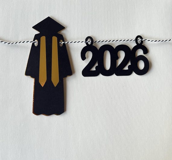 Graduation Robe 2026 Banner SVG, DIY Cut Digital Files for Cricut Machine -  Etsy