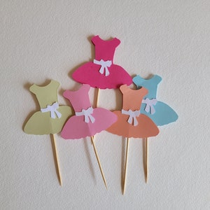 Ballet Tutu Dress Cupcake Topper SVG, Layered Digital Files