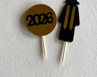 Graduation Cupcake Toppers, DIY Cut Digital Files for Cricut