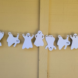 Hanging On Ghost Banner SVG, Layered Digital Images for Cricut