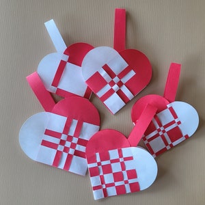 Cestino a forma di cuore danese, seconda parte SVG, modelli pronti per Cricut