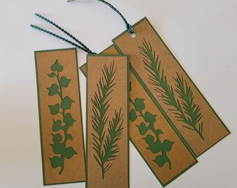 Boho Christmas Bookmark SVGs, DIY Layered Digital Cut Files for Cricut