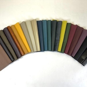 Big Square Scraps of Beautiful Italian Leather (Approx. 12&quot; x 12&quot; Squares, Approx. 5 per pound) - Pre-Cut Leather Squares