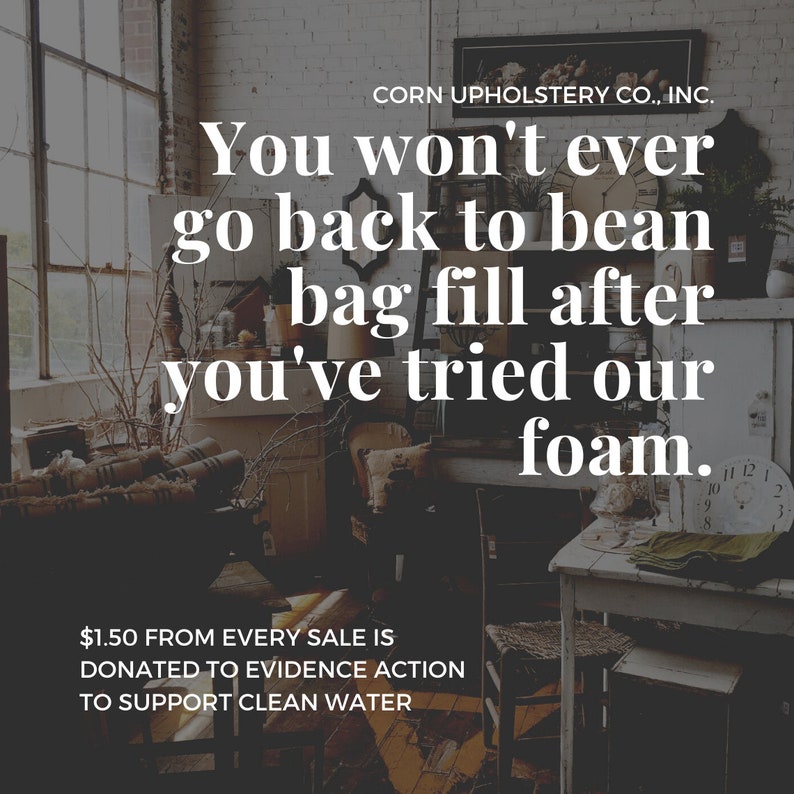 Shredded Polyurethane Foam Fill for Ottomans Bean Bags Etsy