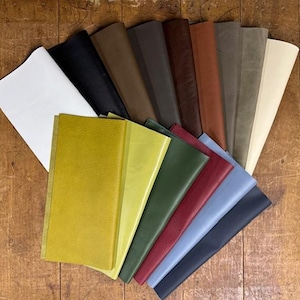 Big Square Scraps of Leather (Approx. 12" x 12", 5 pieces per pound) - Pre-Cut Leather Squares