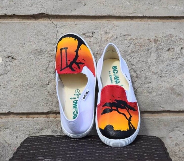 Custom shoes custom canvas shoes cutom ngoma shoes rubber Etsy