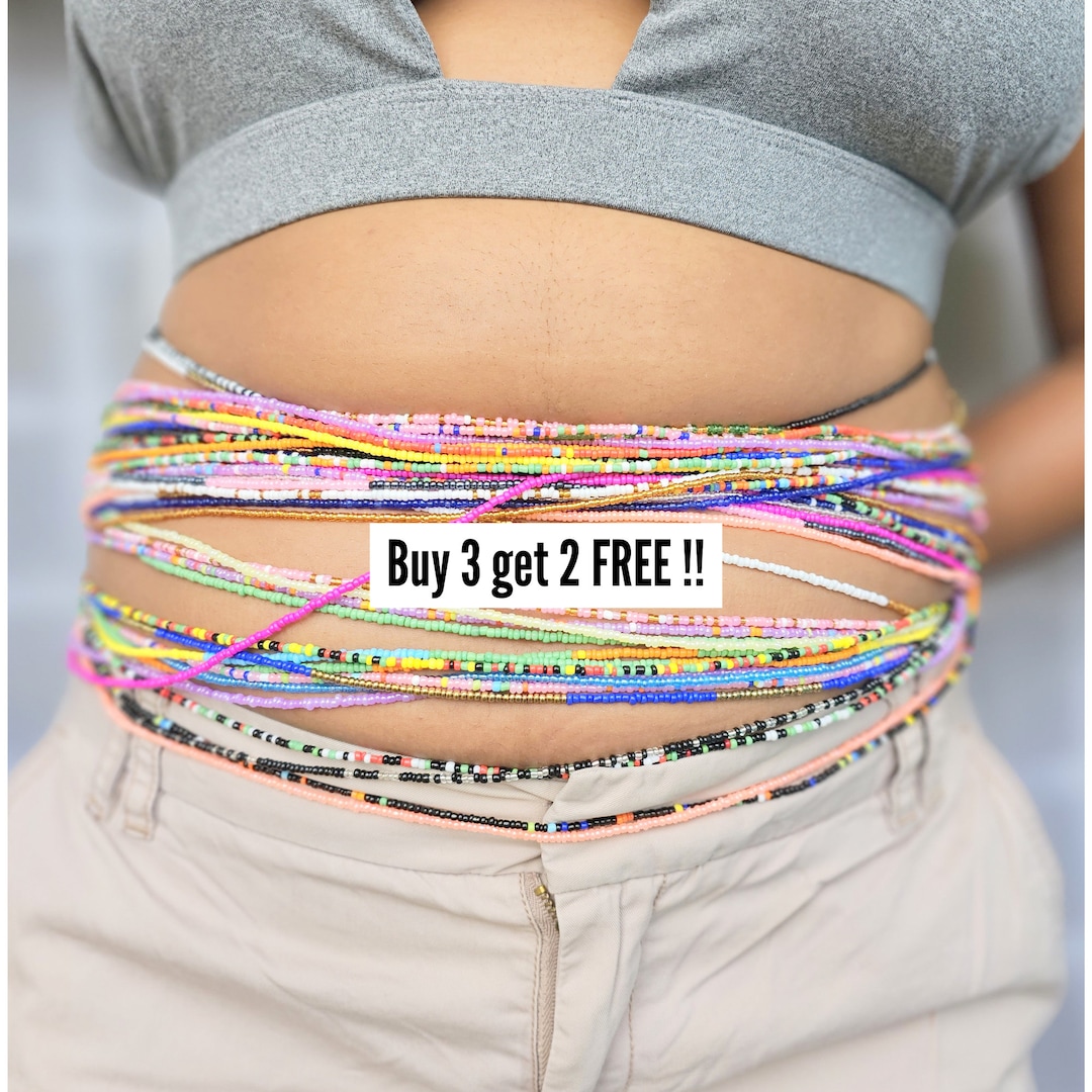 Waist Beads With Clasp, Waist Beads for Weight Loss, Waist Beads, Waist
