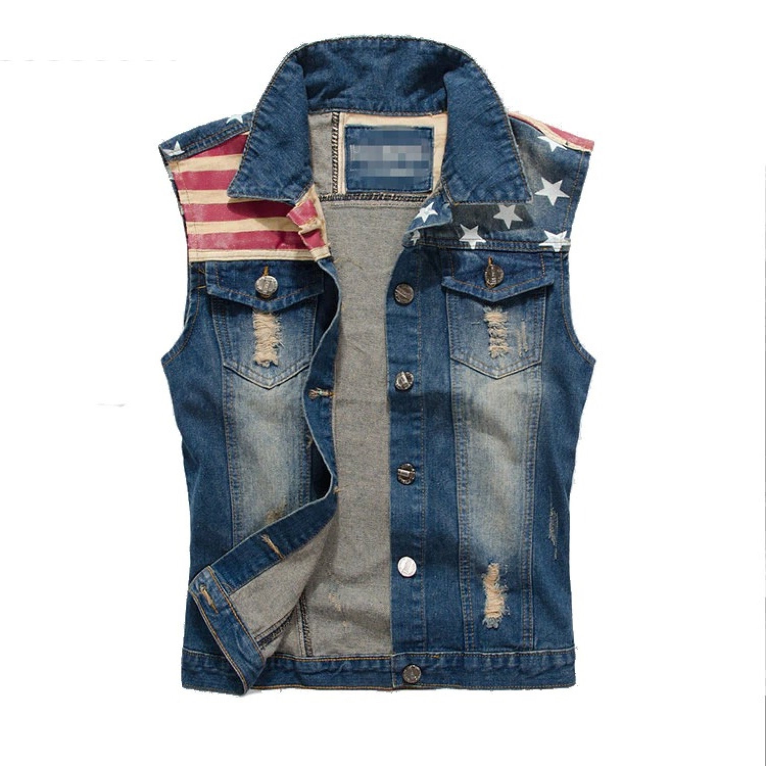 Womens Stars and Stripes Denim Jacket 