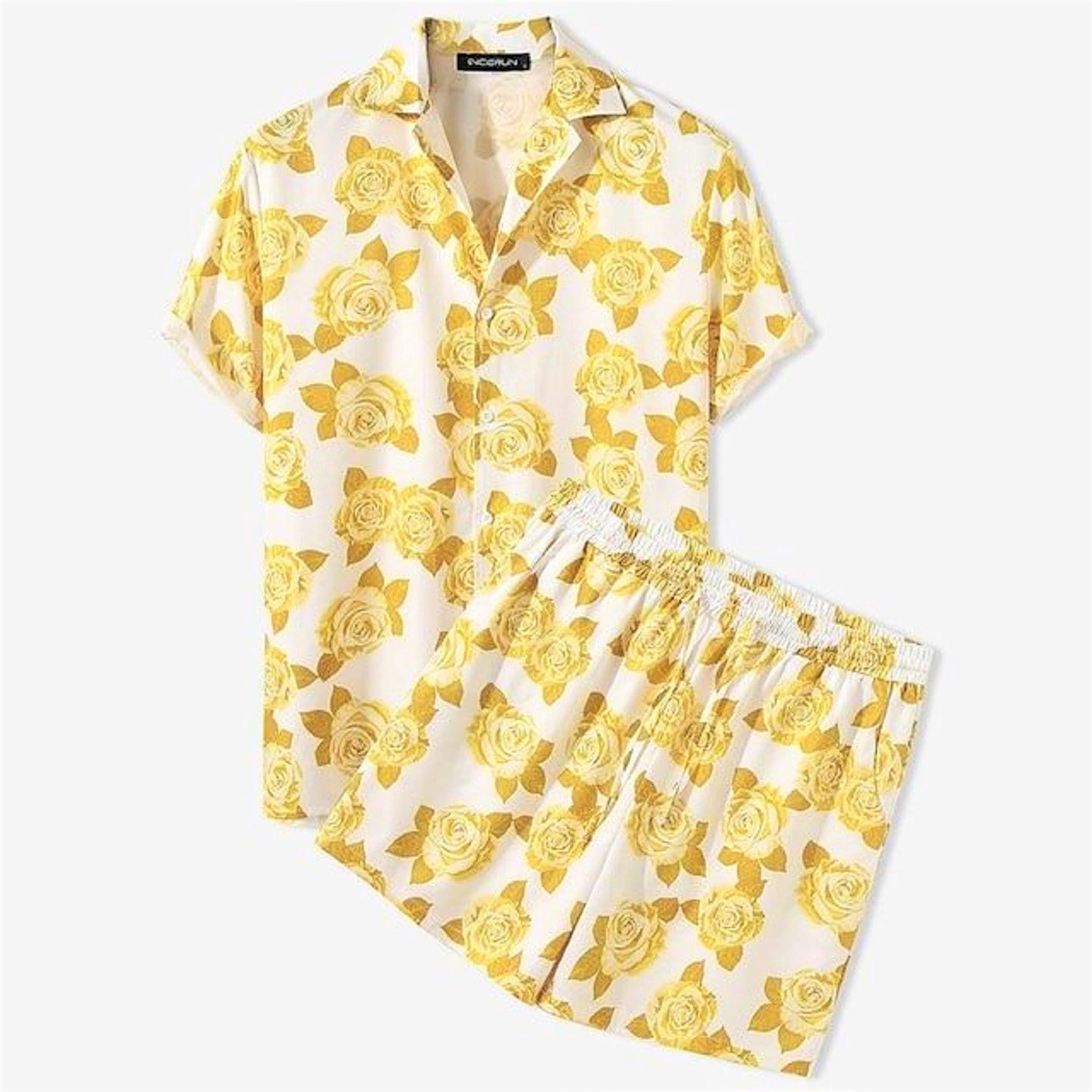 Mens Hawaiian Shirt and Shorts Set 3 Tropical Styles Great | Etsy