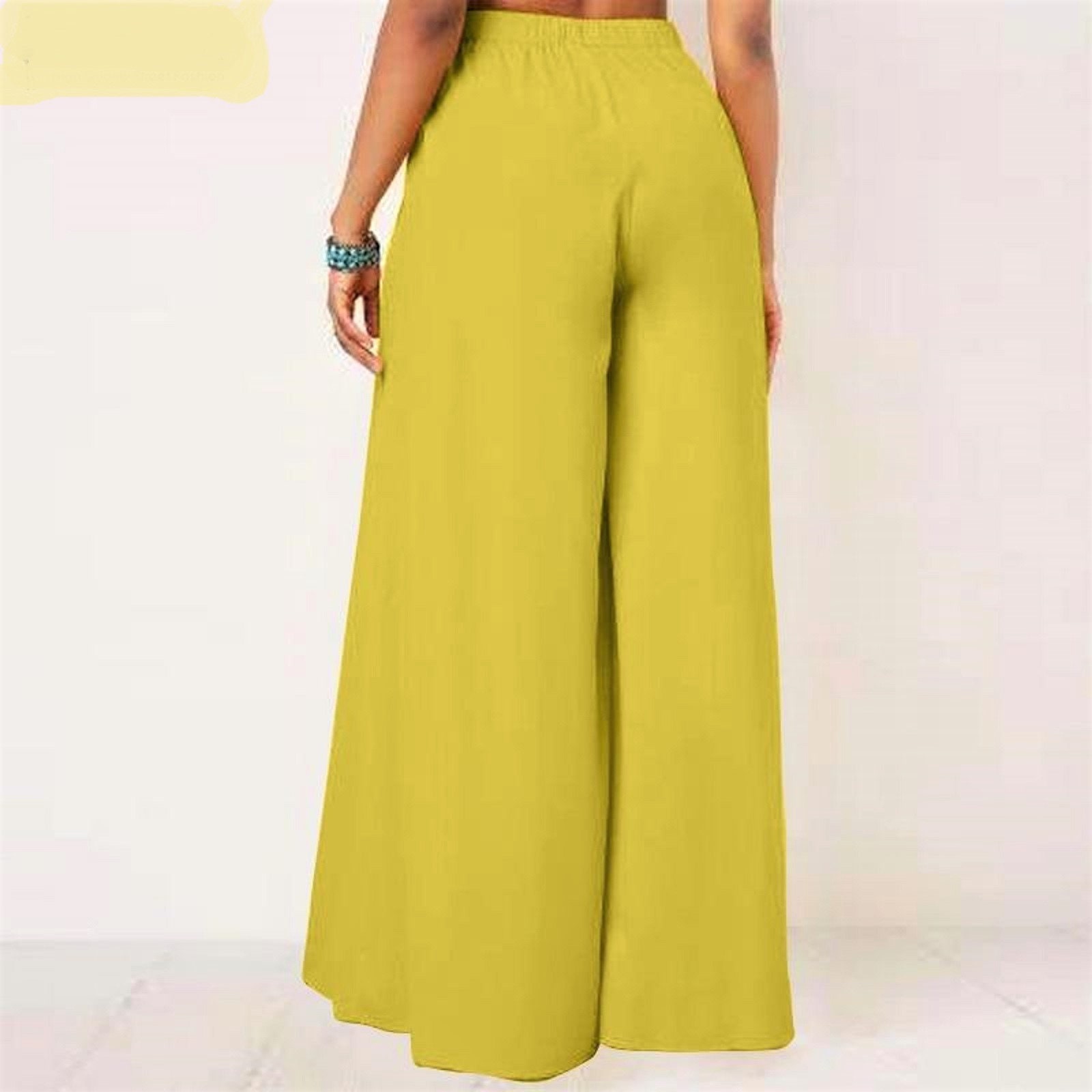 Smart Wide Leg Palazzo Pants in Black or Yellow Sizes 8 24 - Etsy