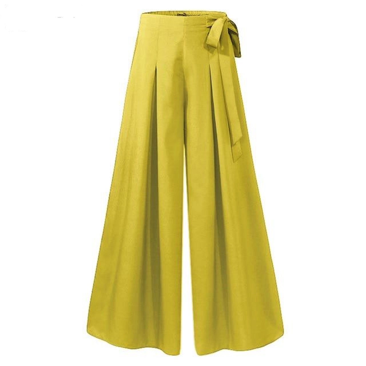 Smart Wide Leg Palazzo Pants in Black or Yellow Sizes 8 24 - Etsy