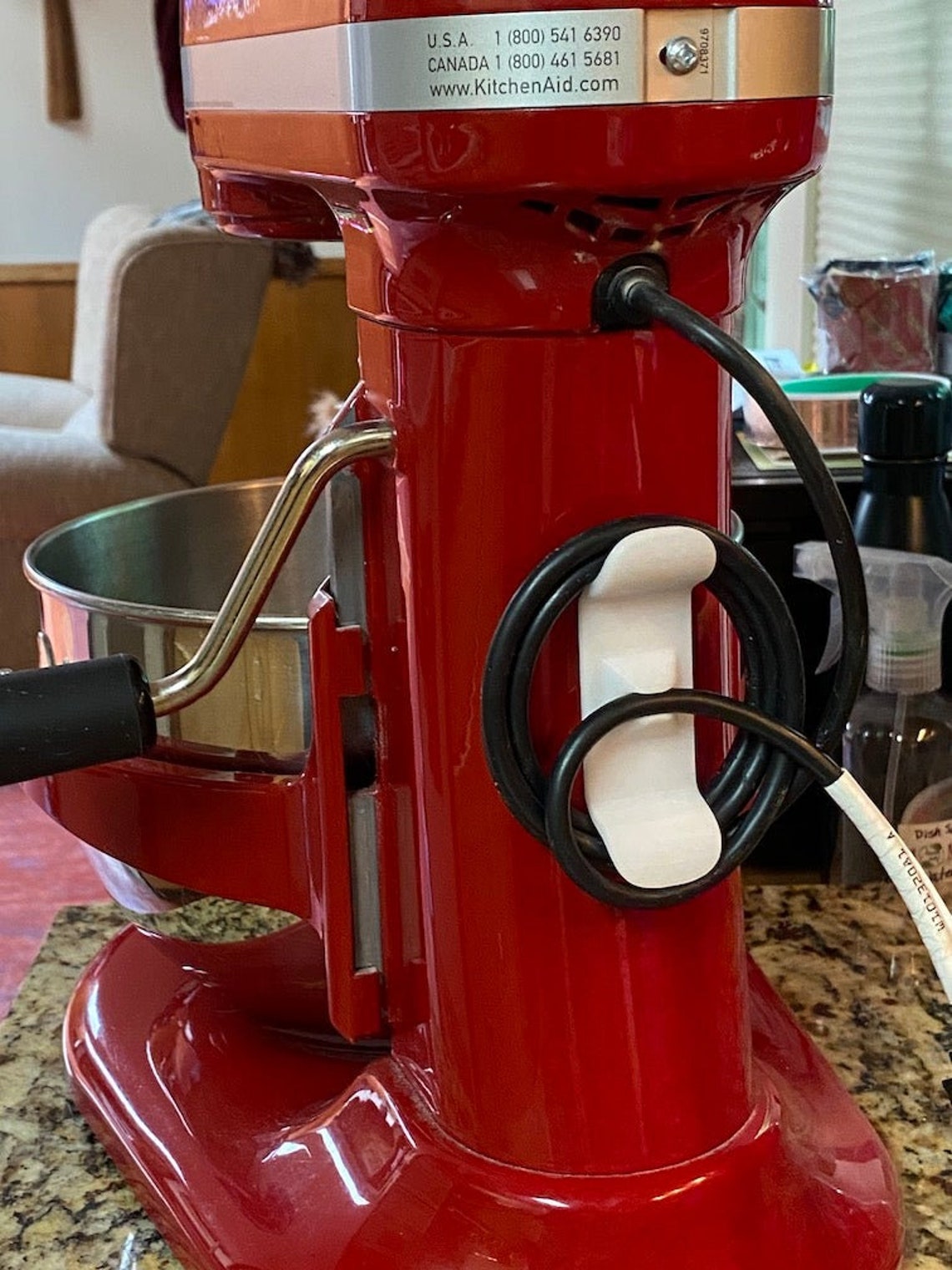 KitchenAid Stand Mixer Cable Wrap 3D Printed with Command Etsy