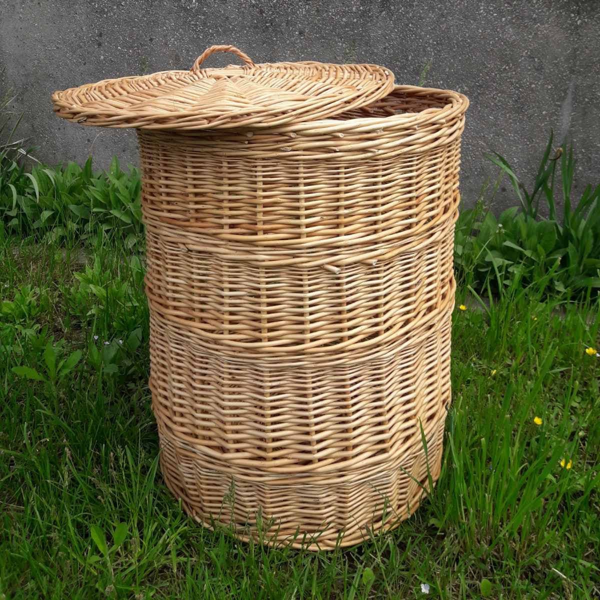 Large Wicker Basket With Lids at Arline Rogers blog