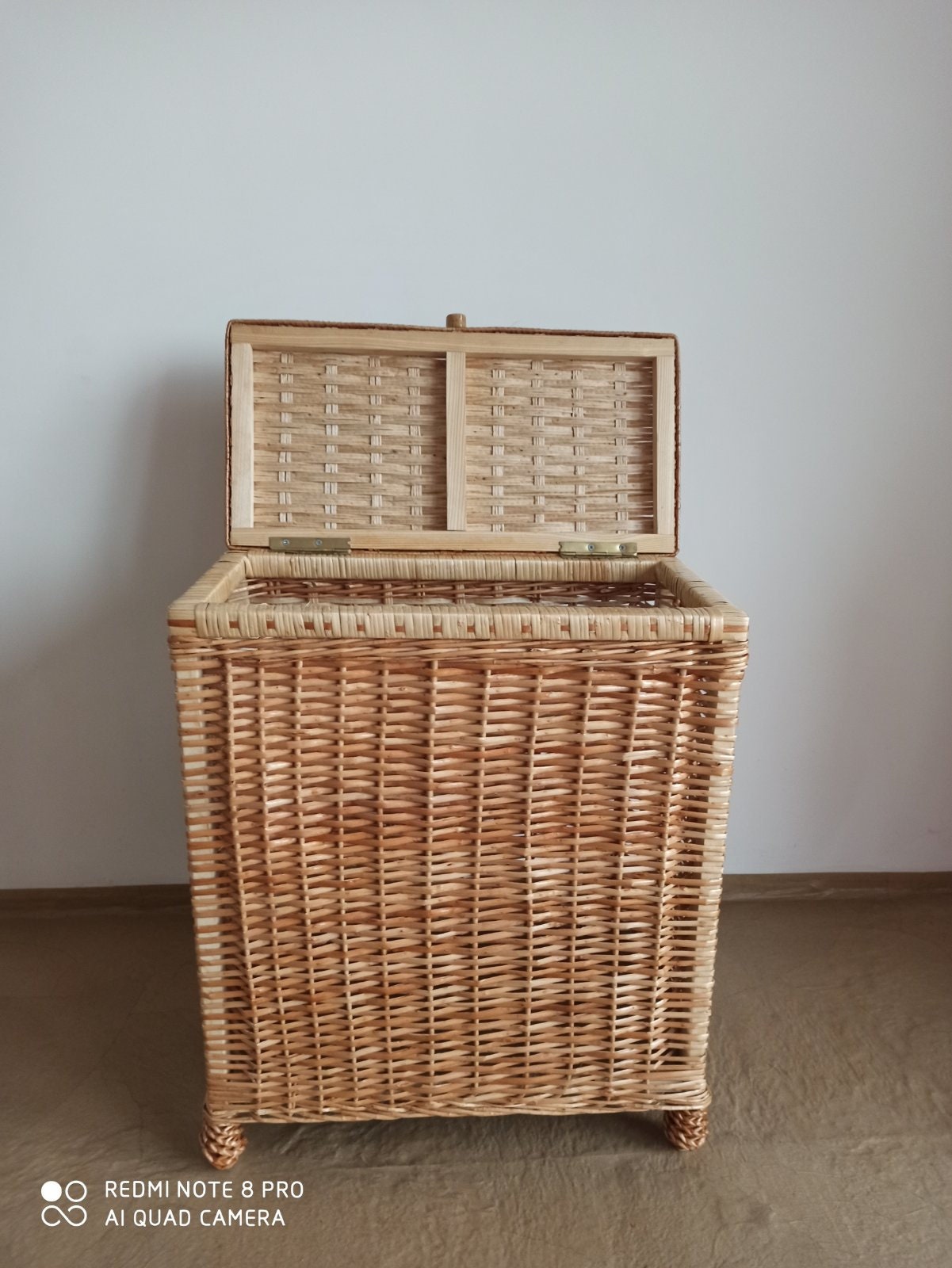 Cesta de lavandería con tapa cesta de la ropa w schekorb mit | Etsy