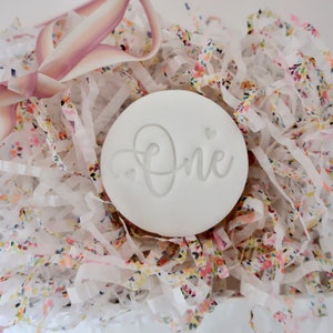 Age - Fondant Embosser / Stamp - cookies & cupcakes/ Birthday