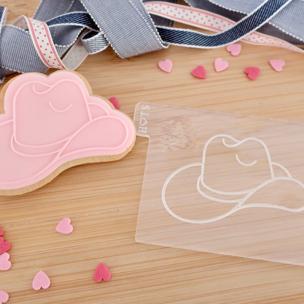 Cowboy Hat - Fondant Debosser/ Embosser Stamp for cookies, cupcakes and Cake Decorating - Western/ Cowgirl