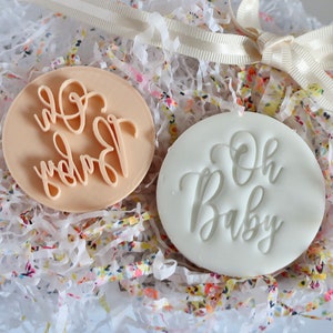 Oh Baby - Fondant Embosser / Stamp - cookies & cupcakes