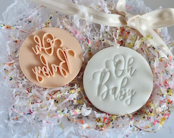 Oh Baby - Fondant Embosser / Stamp - cookies & cupcakes