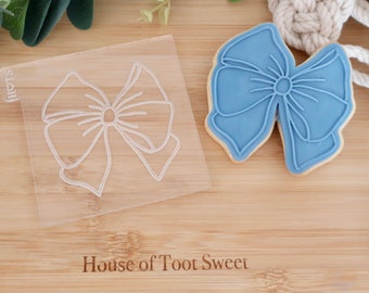 Bow Fondant Embosser/ Cutter: Baby Shower Cake & Cookie Decorating