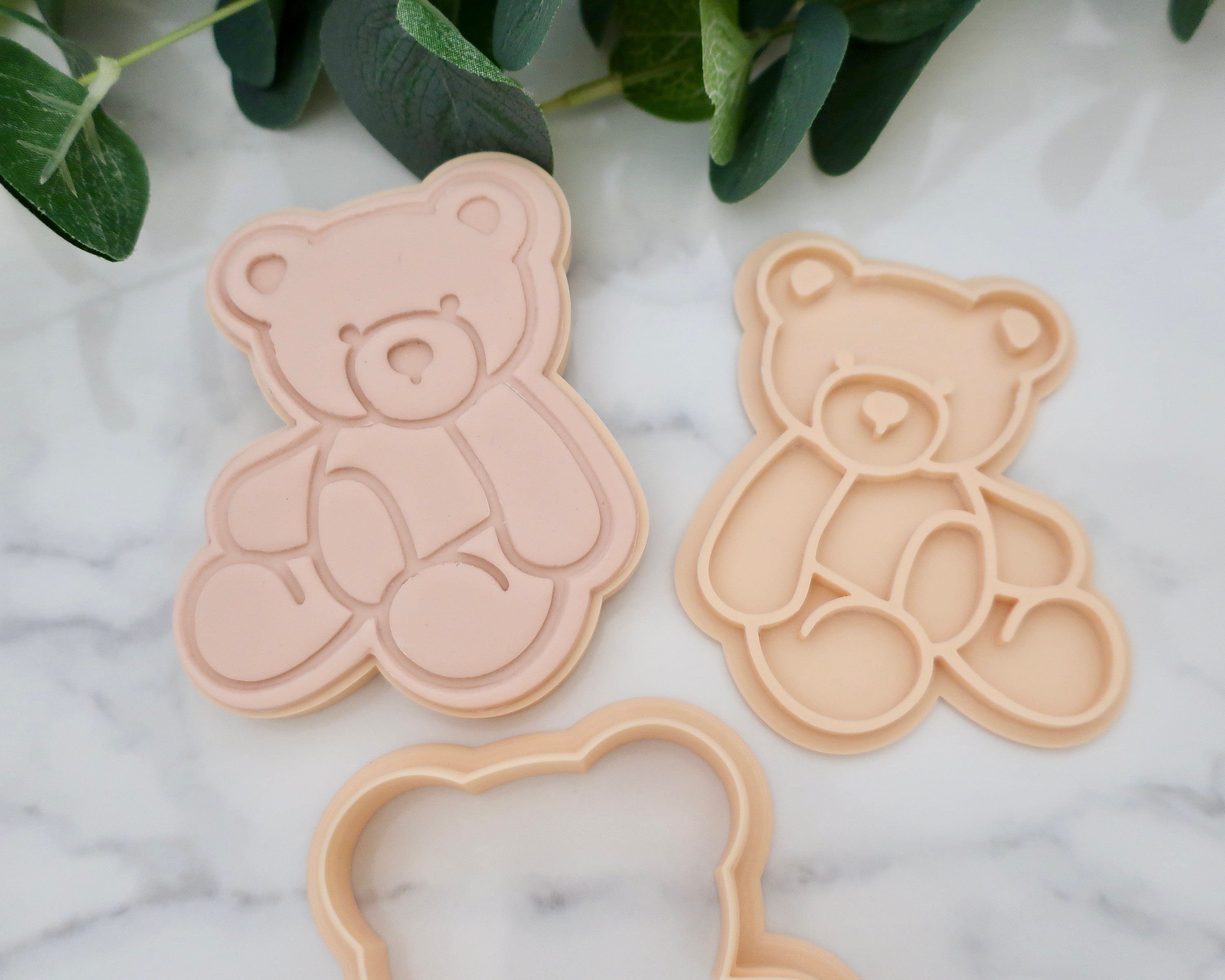 Large Teddy Bear Cookie Cutter - Handcrafted by The Fussy Pup