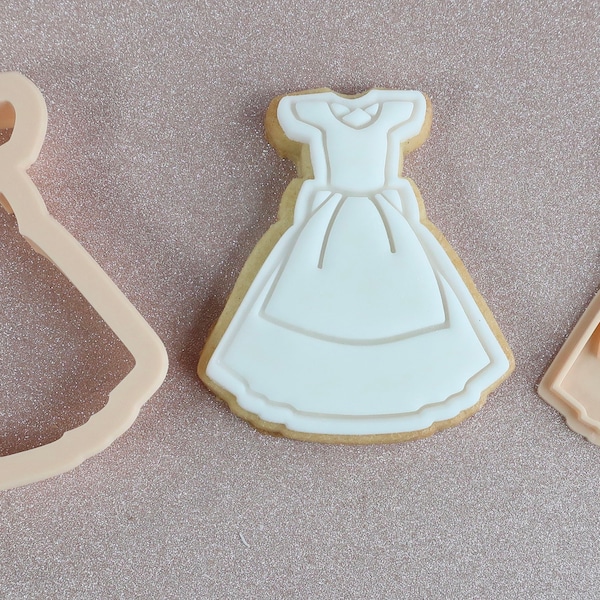 Dress - Cookie Cutter, Fondant Stamp/ Girls Dress