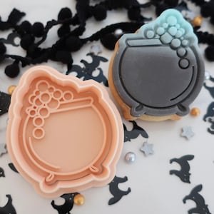 Halloween Witches Cauldron - Cookie cutter / Stamp