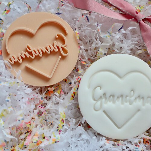 Nan Heart Fondant Embosser / Stamp Cookies & Cupcakes Etsy UK