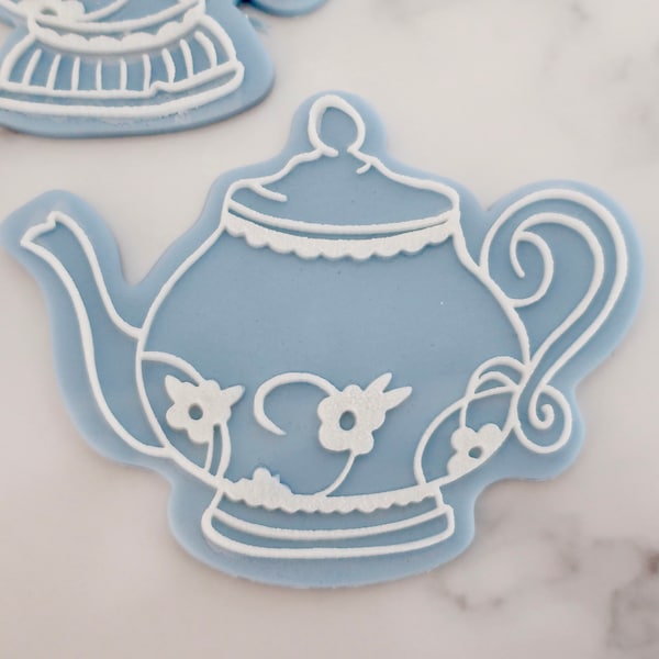 Teapot Fondant Etsy