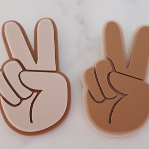 Peace Zeichen Cake Topper: Groovy Hippie Hippie Party Dekoration