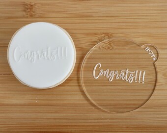 Congrats Fondant Embosser: Graduation, Exams, Driving Test
