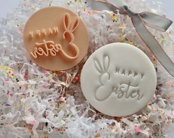 Happy Easter Bunny Ears - Embosser/Stamp - Rabbit/ Cute/ Eggs/ Egg Hunt