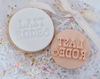 Last Rodeo Cookie Stamp: Western Bachelorette Party
