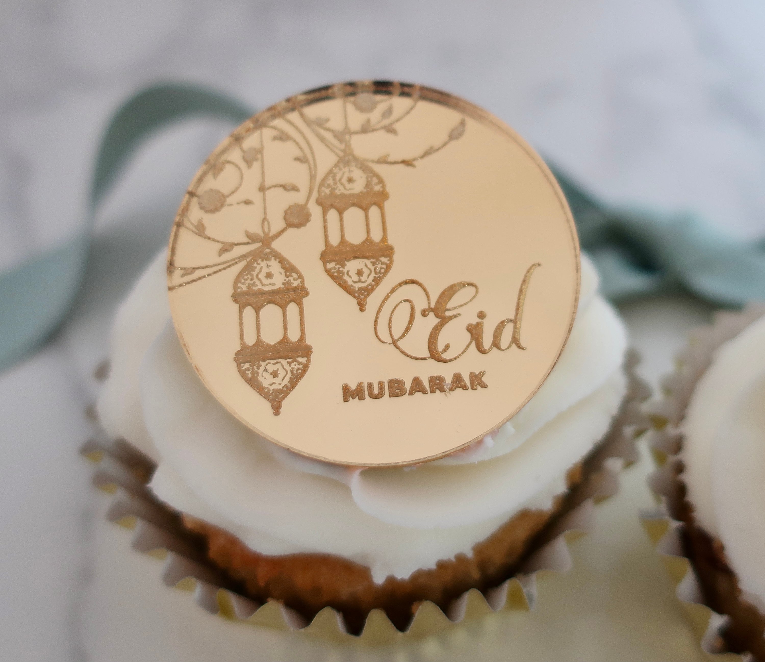 Islam essbar Tortenaufleger Muffin Party Deko Geschenk Eid Mubarak