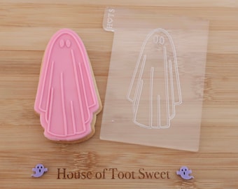 Sheet Ghost Fondant Embosser: Halloween Cookie & Cake Decor