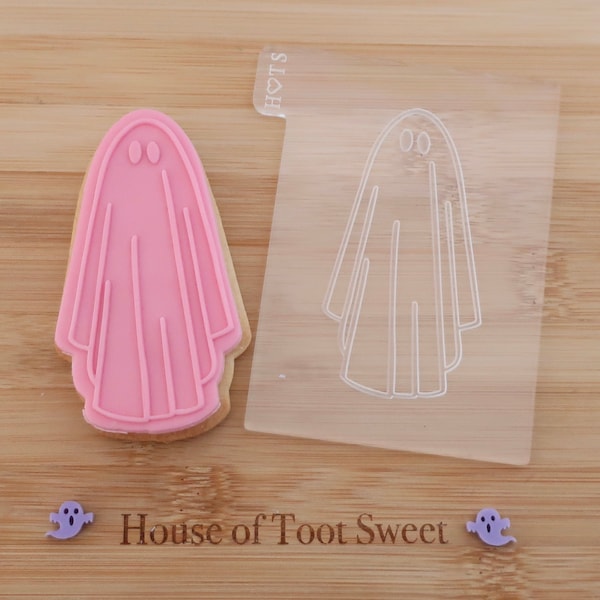 Sheet Ghost Fondant Embosser: Halloween Cookie & Cake Decor