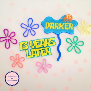 Personalisierter Cartoon Kuchen Topper: Acryl Geburtstag Party Dekor