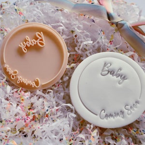 Baby.....Coming soon - Fondant Embosser / Stamp - cookies & cupcakes