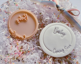 Baby.....Coming soon - Fondant Embosser / Stamp - cookies & cupcakes
