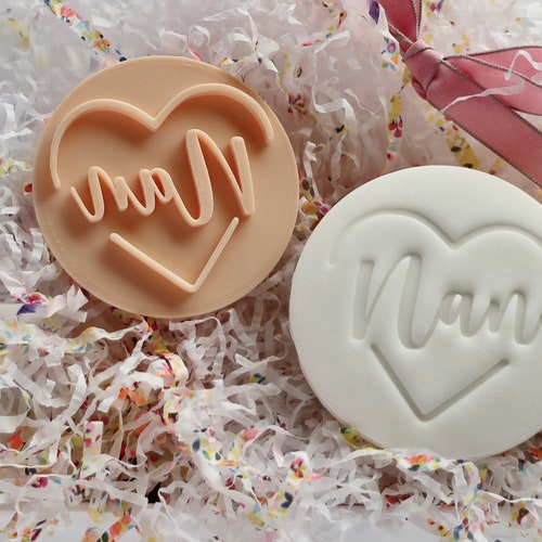 Nan Heart Fondant Embosser / Stamp Cookies & Cupcakes Etsy UK