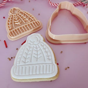 Pom Pom Woolly hat - Cookie cutter / Stamp