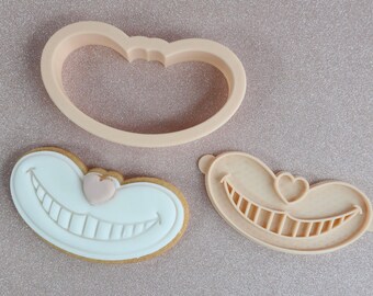 Cat Grin - Cookie Cutter, Fondant Stamp