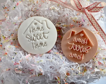 Home Sweet Home - Fondant Embosser / Stamp - cookies & cupcakes