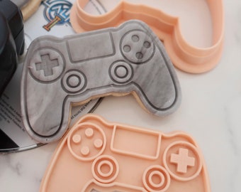 Computer Game Controller - Cookie Cutter & Fondant Stamp/ Birthday