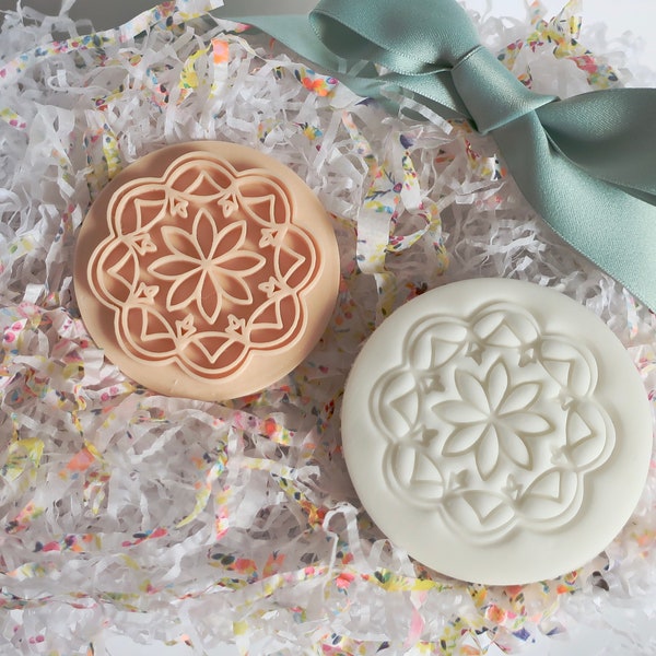 Rangoli Pattern - Fondant Embosser / Stamp - cookies & cupcakes/ Decorative Pattern/ Diwali/ Ramadan/ Celebration/ Texture/ Mandala