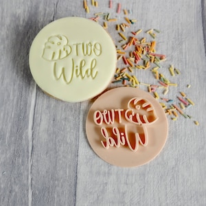 Zwei Wilde - Fondant Embosser / Stempel - Kekse & Cupcakes