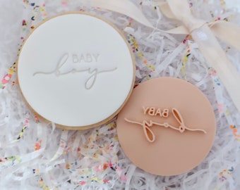 Baby Boy Fondant Cookie Stamp, Embosser Stamp, Baby Shower Cookies, New Born, New Baby, Baby shower, Mum To Be, New mother, Baby