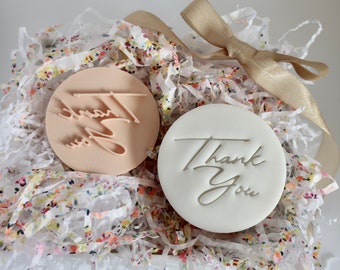 Thankyou - Fondant Embosser / Stamp - cookies & cupcakes