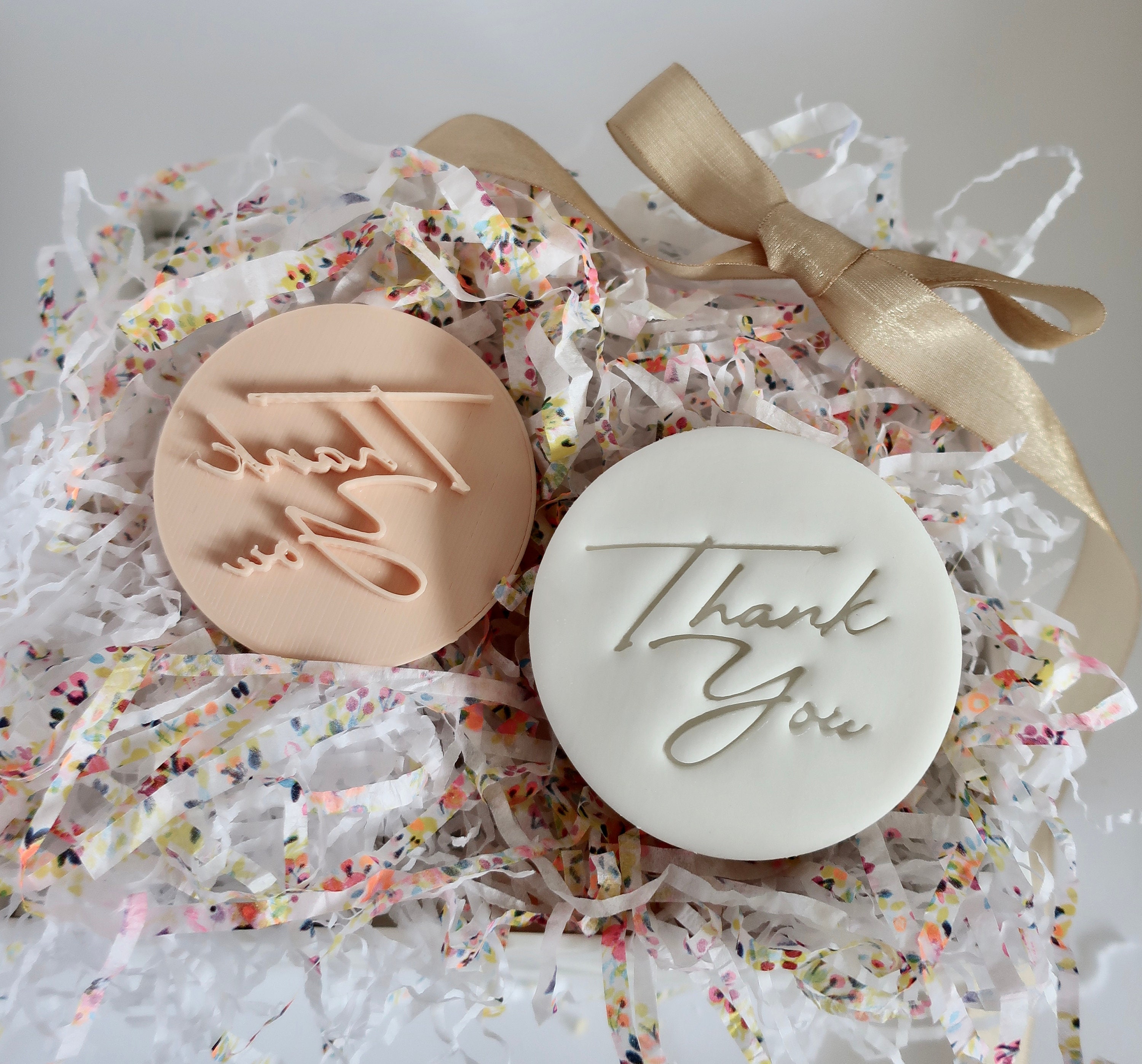 Thankyou - Fondant Embosser / Stamp - cookies & cupcakes