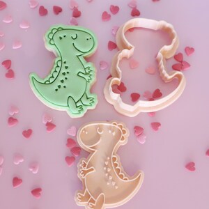 T-Rex dinosaurie fondant kakform/stämpel – Babyshower, Alla hjärtans dag